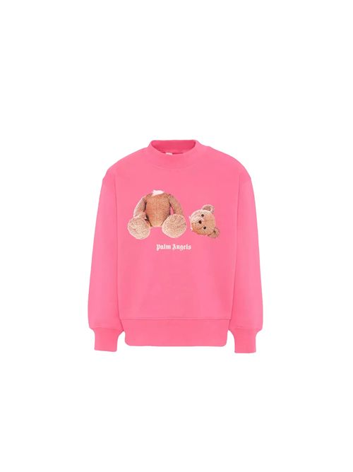 Felpa, bambina, logata. PALM ANGELS | PGBA013S26FLE002044